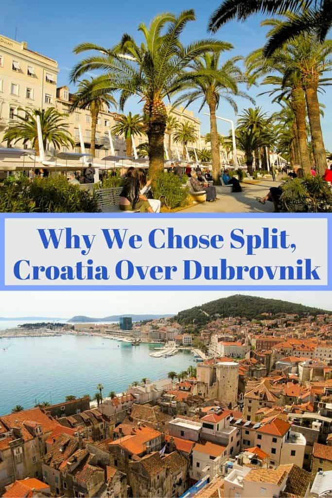 Images of the Riva waterfront in Split and the stunning harbor of Dubrovnik make it hard to decide between Split or Dubrovnik, Croatia.