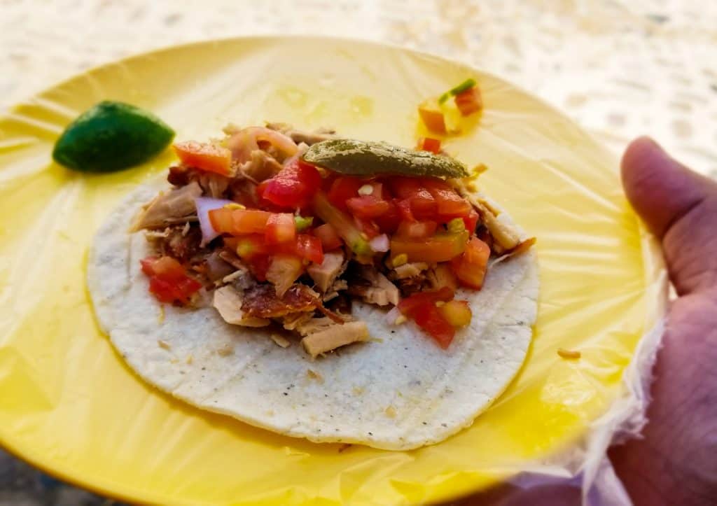Street tacos in Puerto Vallarta