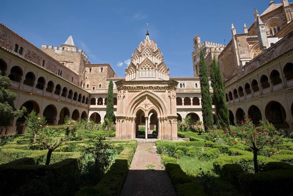 Extremadura Spain: Monastery of Guadalupe (The Mudejar Cloister)