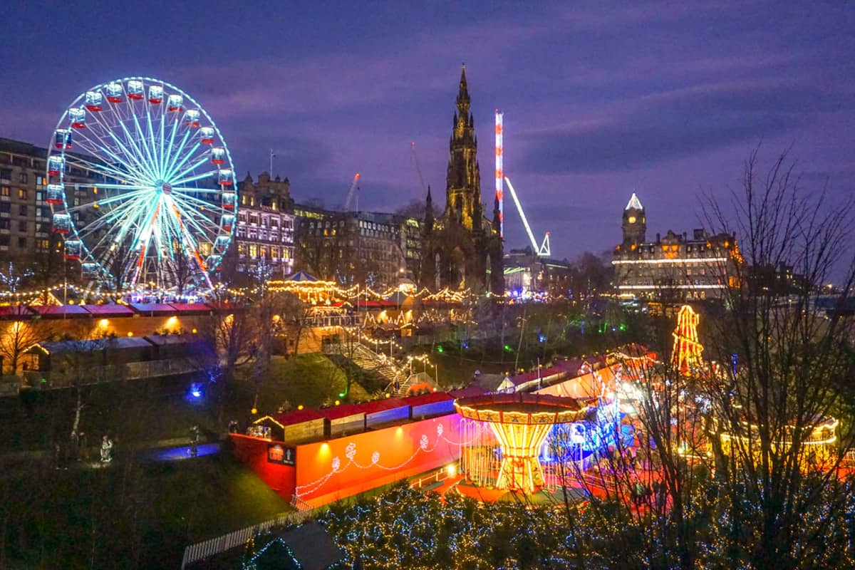 Things to do in Edinburgh in Winter Christmas