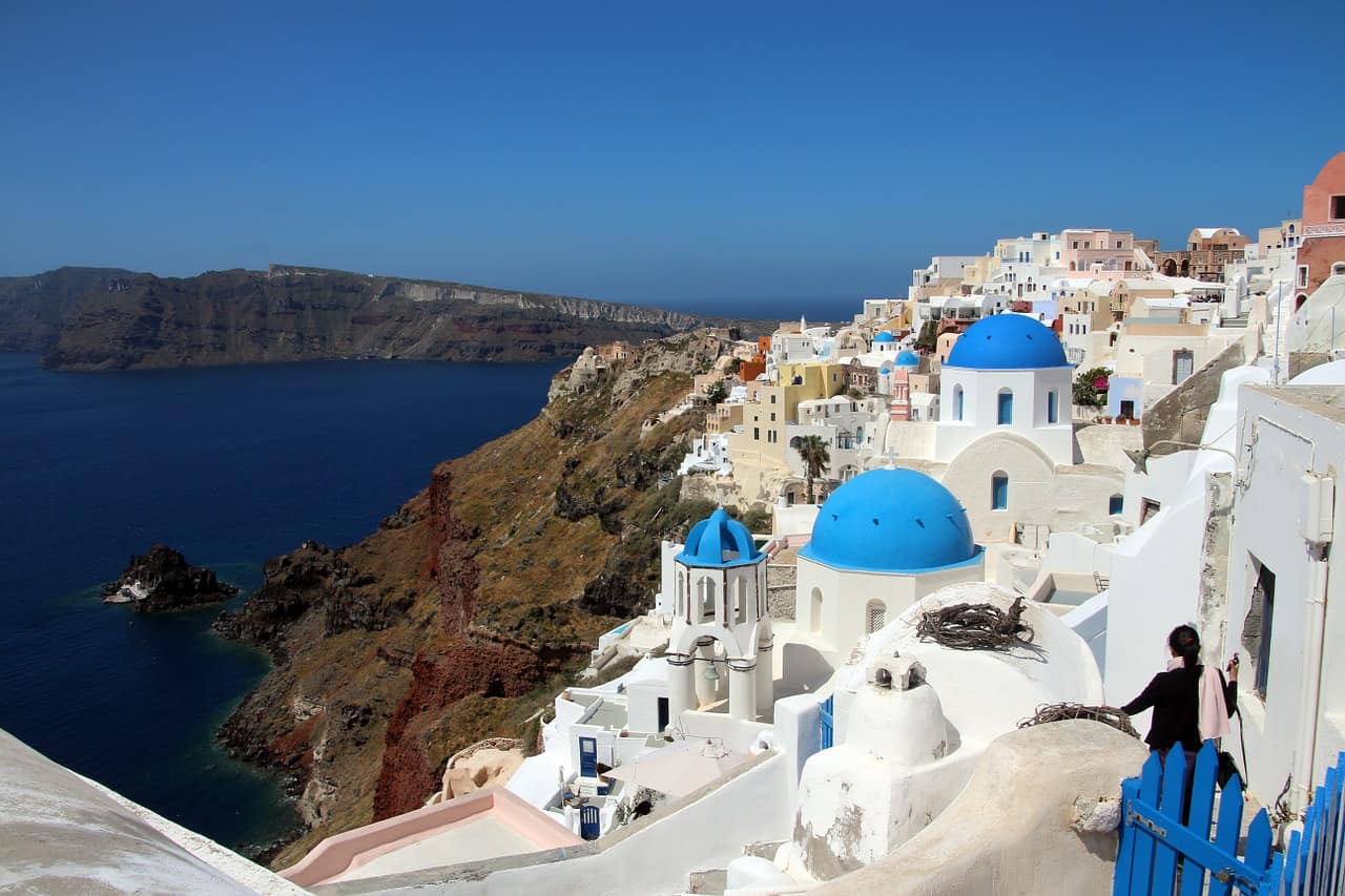 Santorini Greece Best winter sun destinations in Europe