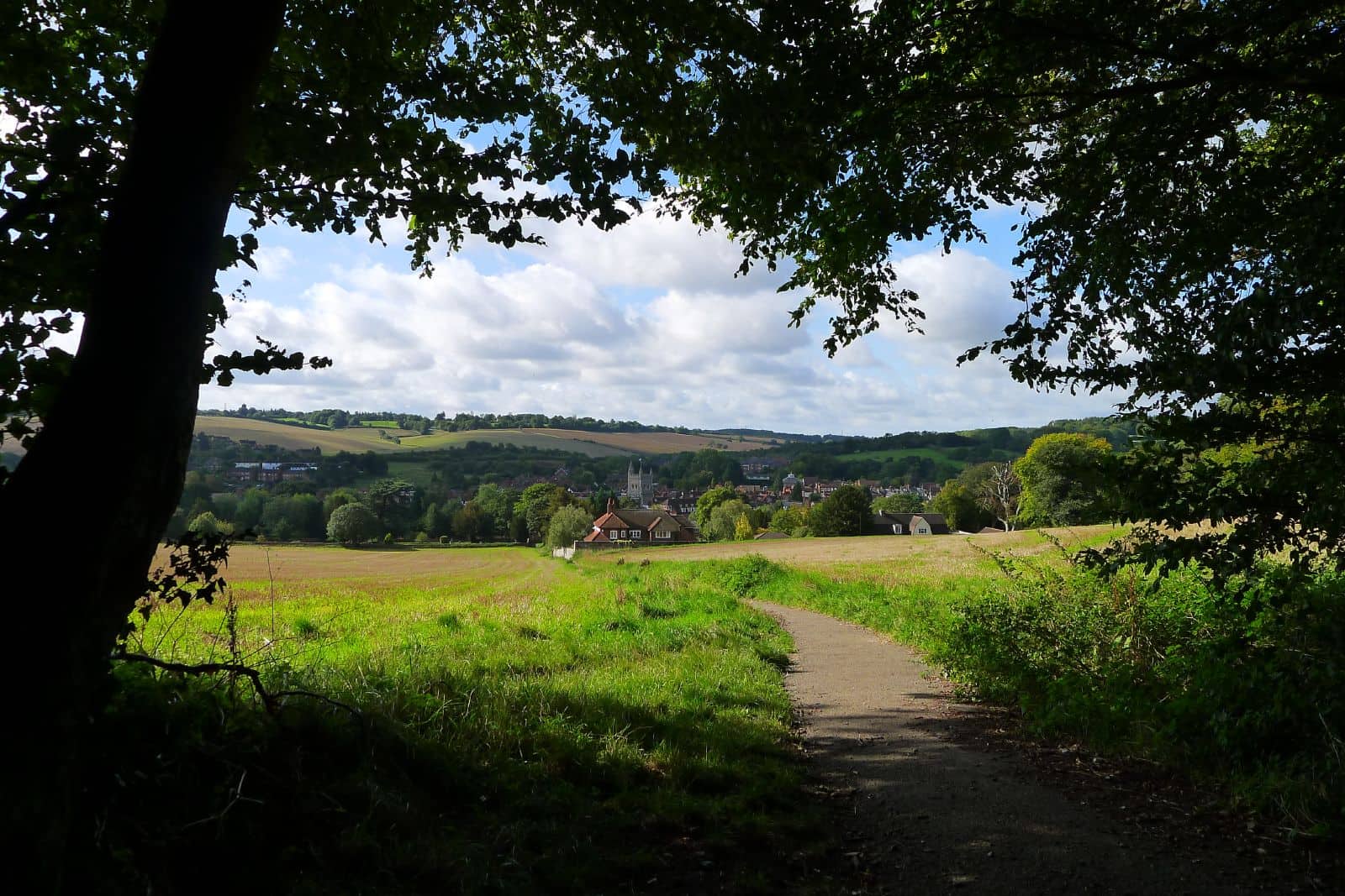 Scene of English countryside 