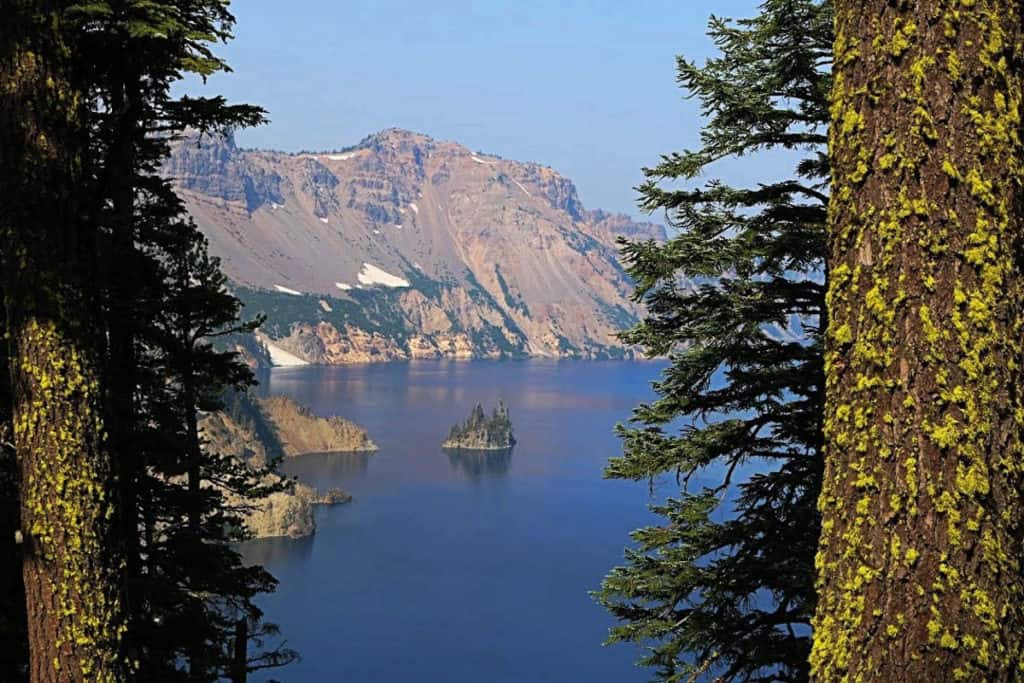 View of Crater Lake National Park, Oregon