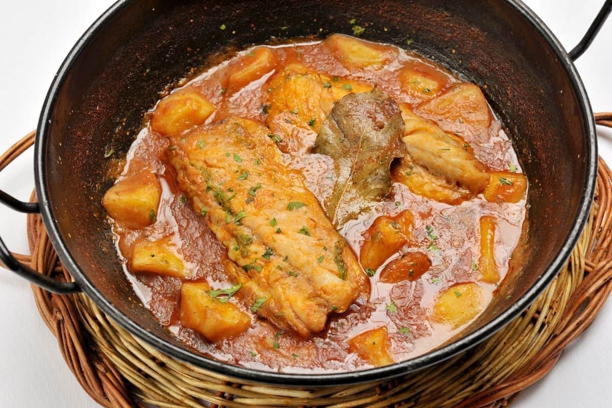Croatian Food Brodet or Fish Stew