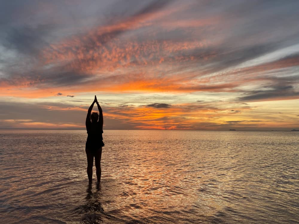 Sunset yoga Koh Lanta